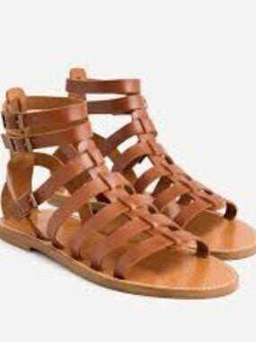 J.Crew Leather Gladiator Sandals – Vachetta Leather | Size 9 - MF0316